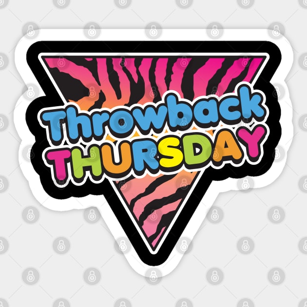 Throwback Thursday Sticker by DetourShirts